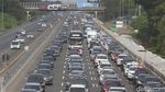 Arus Balik, Tol Jakarta Cikampek Terpantau Macet Selepas GT Cikatama