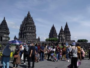 Potret Ramainya Libur Lebaran di Candi Prambanan, Bikin Rindu