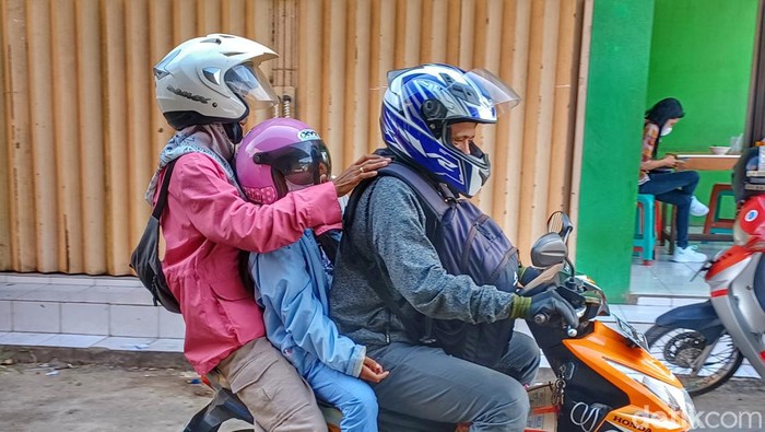 Dedi, pemudik asal Bojongsoang.