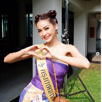 Pada 2022, Engfa Waraha kembali mencoba mengikuti ajang Miss Grand Thailand. Kali ini dia berhasil menjadi pemenang alias terpilih sebagai Miss Grand Thailand 2022. Foto: Dok. Instagram/fa_engfa8