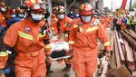 Gedung di China Runtuh, Puluhan Korban Terjebak Hingga 130 Jam