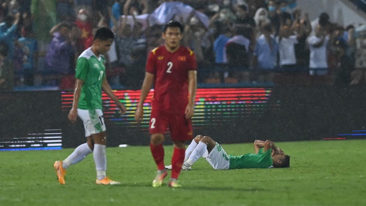 Indonesia kalah 0-3 dari Vietnam (ANTARA FOTO/ADITYA PRADANA PUTRA)