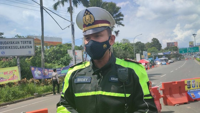 Kasat Lantas Polres Bogor, AKP Dicky Anggi Pranata (Rizky/detikcom)
