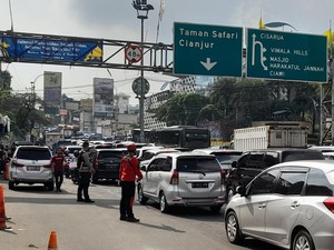 H+4 Lebaran, 15 Ribu Kendaraan Masuk ke Kawasan Puncak Sejak Pagi Tadi