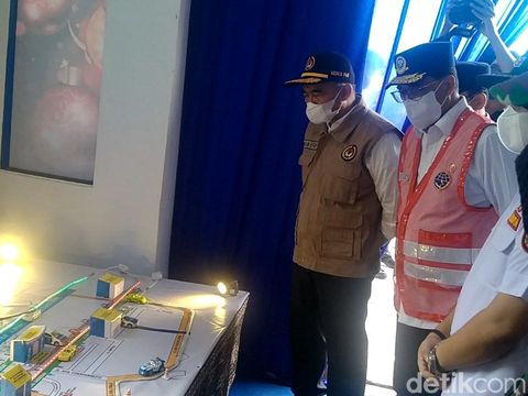 Menhub dan Menko PMK pantau arus balik di jalur pantura, Jumat (6/5/2022).