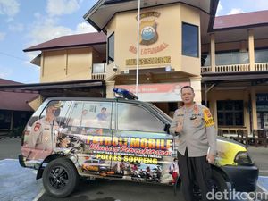 Tekan Kriminalitas, Polres Soppeng Patroli Mobile 57 Titik Permukiman Warga