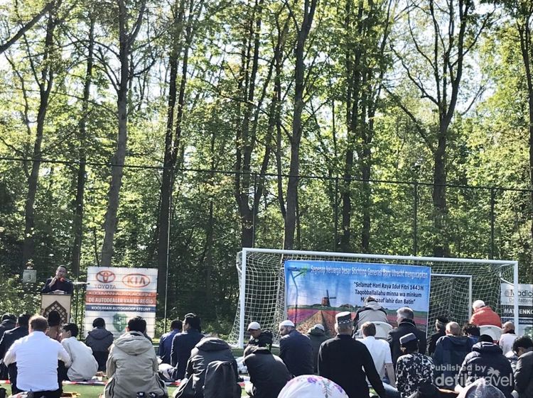 Potret Suasana Lebaran di Negara Belanda, Hangat dan Ceria