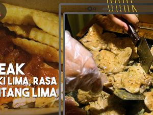 Steak Kelas Hotel Bintang Lima, Harga Kaki Lima
