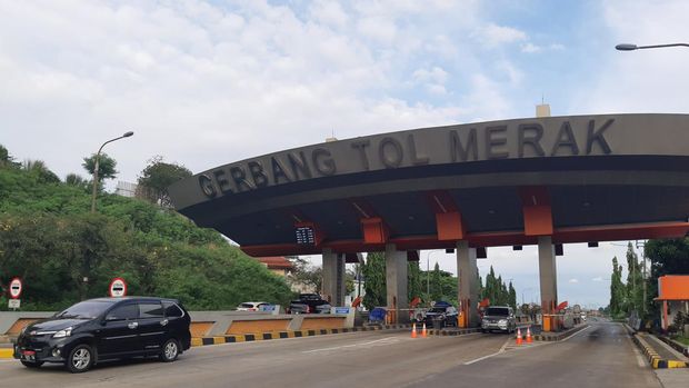 Suasana di GT Merak (Bahtar-detikcom)