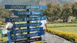 Taman Gunung Papandayan Diserbu Warga Saat Libur Lebaran