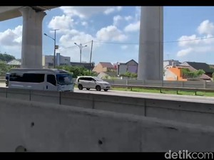 Lalin Tol Cikampek Km 32 Arah Jakarta Pagi Ini Lancar