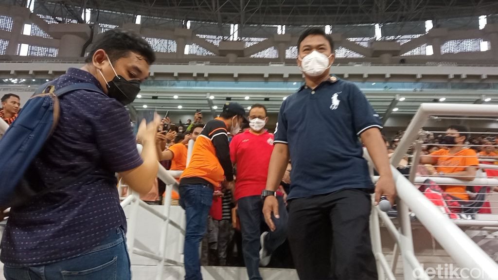 Anies Baswedan di JIS, 7 Mei 2022. (Fakhri F/detikcom)