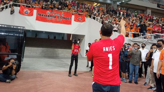 Anies Baswedan di JIS (Fakhri-detikcom)