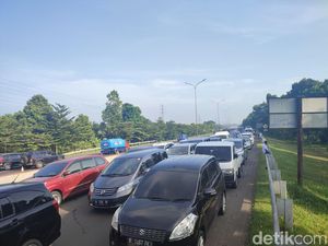 Sejumlah Titik di Tol Janger dan Jagorawi Arah Jakarta Macet Pagi Ini