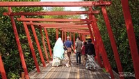 Seketeng Sewu serupa memasuki taman di Jepang