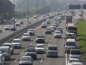 Pemudik Nilai Sistem One Way di Tol Japek Sudah Efektif