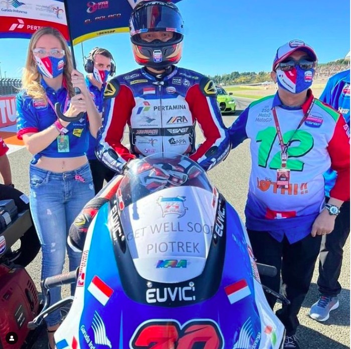 Stylobike menagih haknya kepada Mandalika Racing Team Indonesia lewat sebuah unggahan