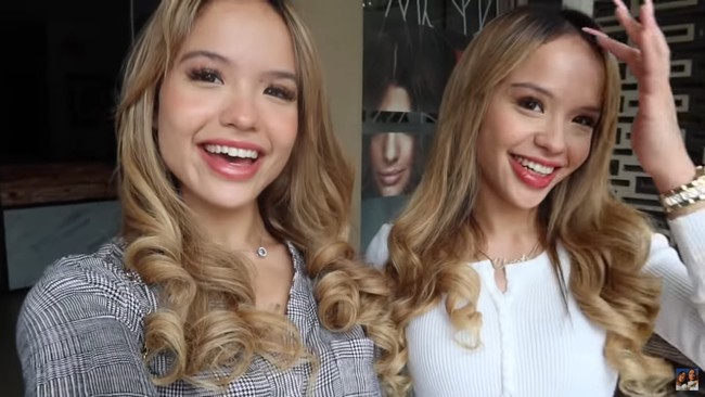 Sebelum pulang ke Subang, Christy dan Carly menyempatkan diri untuk pergi ke mol. Di sana, kembar cantik itu mengurus visa, keramas di salon, hingga belanja baju Lebaran. Foto: YouTube