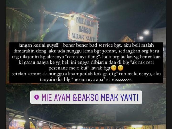 Dituduh Beri Pelayanan Kasar, Netizen Soroti Warung Mie Ayam Ini