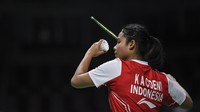Pebulutangkis tunggal putri Indonesia Komang Ayu Cahya Dewi membuka kemenangan bagi Indonesia di babak kualifikasi Grup A Uber Cup 2022 yang digelar di Impact Arena, Bangkok, Thailand, Minggu (8/5/2022).