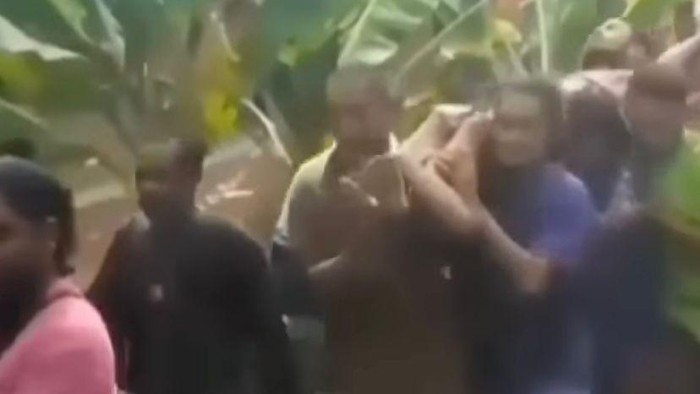 Anggota Brimob Polda Maluku bernama Tajudin Bugis ditemukan di dalam hutan setelah hilang sejak Hari Raya Idul Fitri 2022.