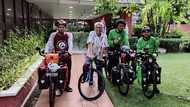 3 Pria Indonesia Pergi ke Mekkah Naik Sepeda, Kini Tiba di Malaysia
