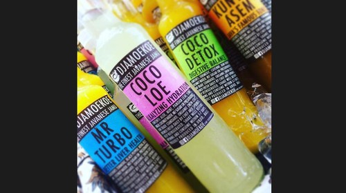 Beberapa produk jamu yang diproduksi 