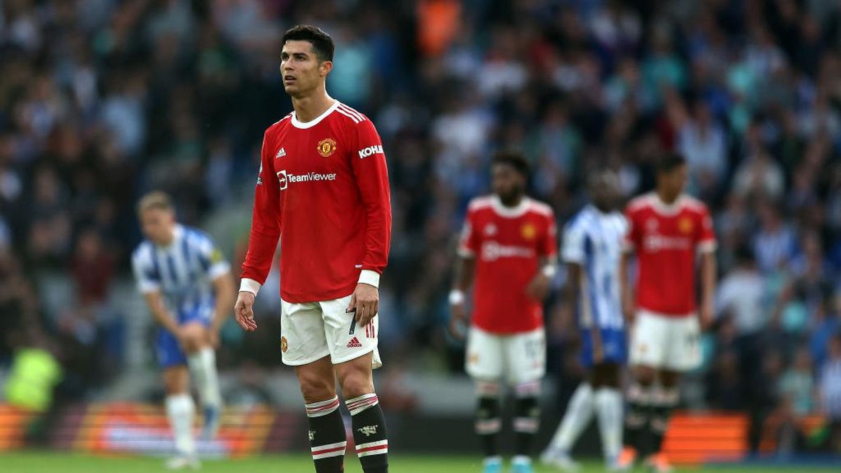 Cristiano Ronaldo dikabarkan ingin hengkang dari Manchester United. (Foto: Getty Images/Bryn Lennon)