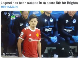 Meme Kocak di Twitter, MU Diledek Brighton Your Day!