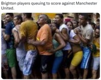 Meme Twitter Manchester United Diejek Brighton
