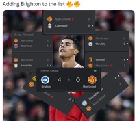 Meme Twitter Manchester United Diejek Brighton