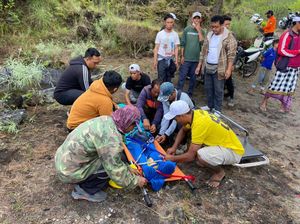 Pendaki AS yang Tewas di Gunung Batur Jatuh dari Ketinggian 50 Meter