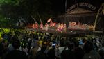 Pemudik Solo Dihibur Wayang Orang di Balai Kota