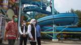Kondisi Kenpark Surabaya yang Ditutup Sementara Usai Perosotan Ambrol