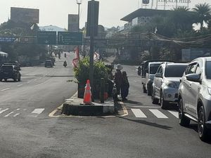 Wisatawan Sudah Meninggalkan Kawasan Puncak, Simpang Gadog Lancar