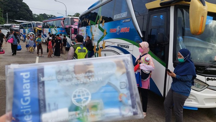 Suasana arus mudik Lebaran 2022