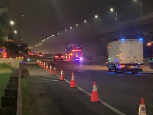 Update Arus Balik: Lalin Arah Jakarta di Km 42 Tol Japek Lancar