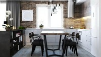 Menggabungkan nuansa modern dan pedesaan. Salah satu elemen khas dari setiap desain interior gaya industrial adalah perpaduan antara elemen modern dan rustic/pedesaan. Nggak ada aturan mutlak, komposisinya bisa disesuaikan dengan selera.