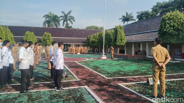 Apel pagi ASN Majalengka.
