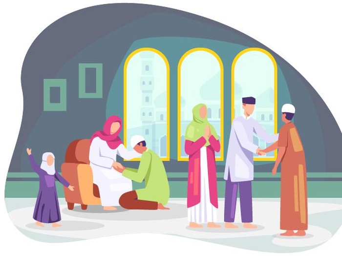 ilustrasi lebaran