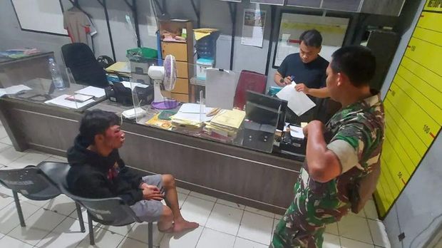 Begal mencoba menyasar TNI, ditangkap satu. (Instagram TNI AD)