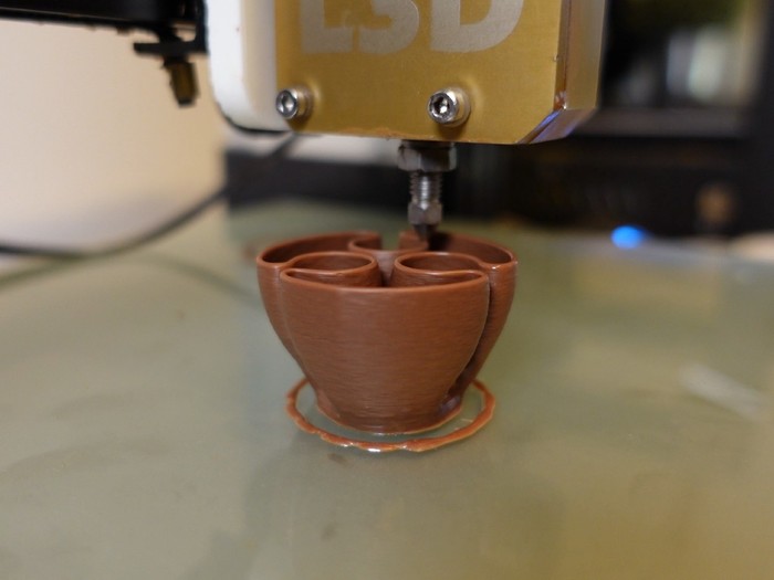 Cokelat dicetak pakai printer 3D