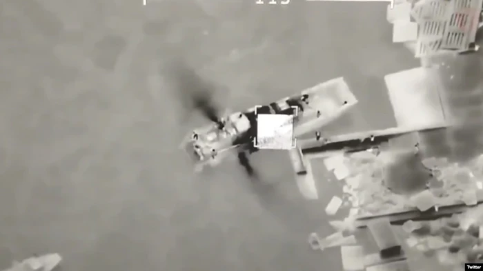 Drone Ukraina tembak kapal Rusia