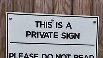 Lah terus kalau sudah kebaca, piye? Foto: Aaron Essig via Bored Panda