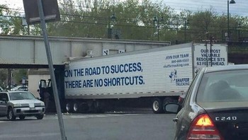 There are no shortcuts. Foto: Pattie McCarthy via Bored Panda