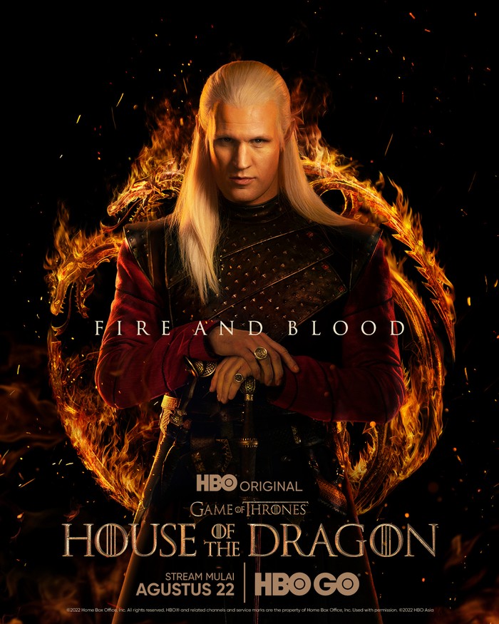 Game of Thrones: House of the Dragon Poster karakter Game of Thrones: House of the Dragon