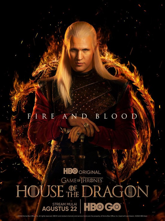 Poster karakter Game of Thrones: House of the Dragon