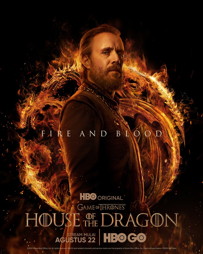 Poster karakter Game of Thrones: House of the Dragon
