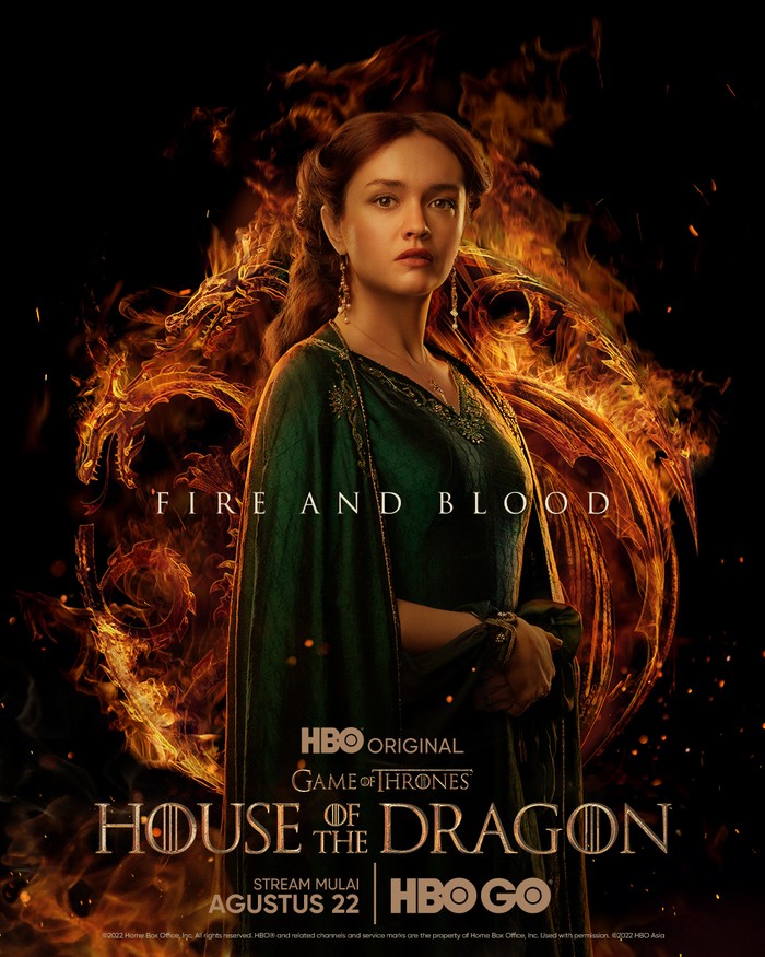 Game of Thrones: House of the Dragon Poster karakter Game of Thrones: House of the Dragon