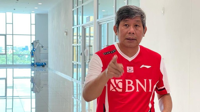 Pelatih ganda putra Indonesia Herry Iman Pierngadi